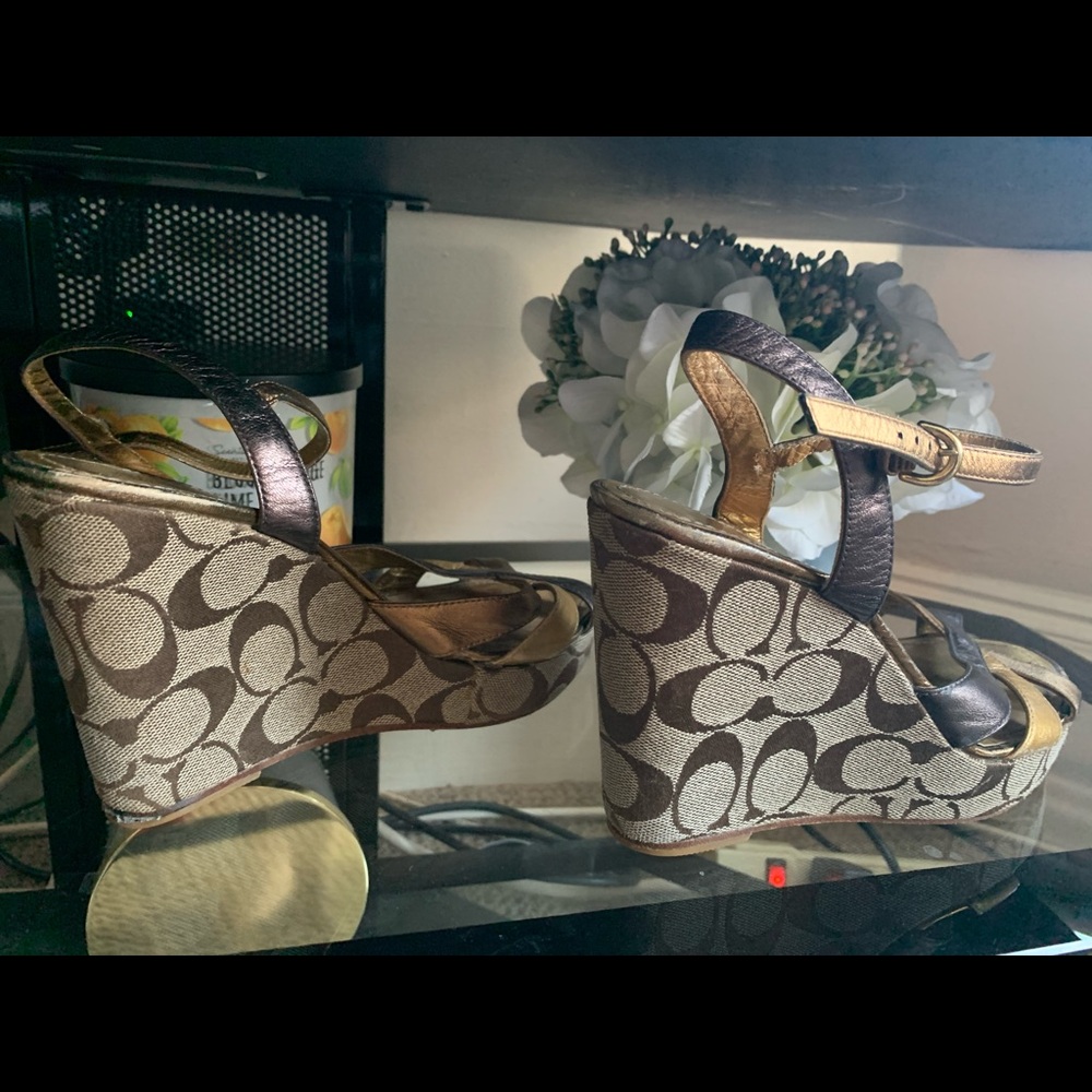 Authentic Coach Wedges - Picture 2 of 6